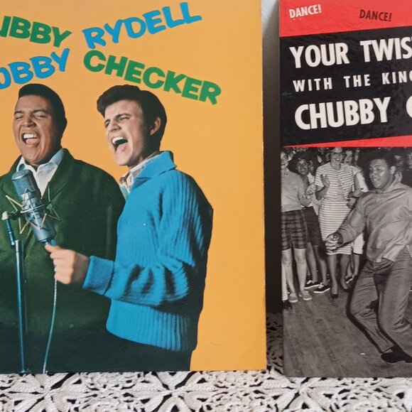 Chubby Checker / Bobby Rydell - 2 Album Bundle - Circa 1960 - Picture 1 of 4